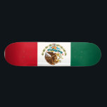 Flagge von Mexiko-Skateboard Skateboard<br><div class="desc">Flagge von Mexiko-Skateboard</div>