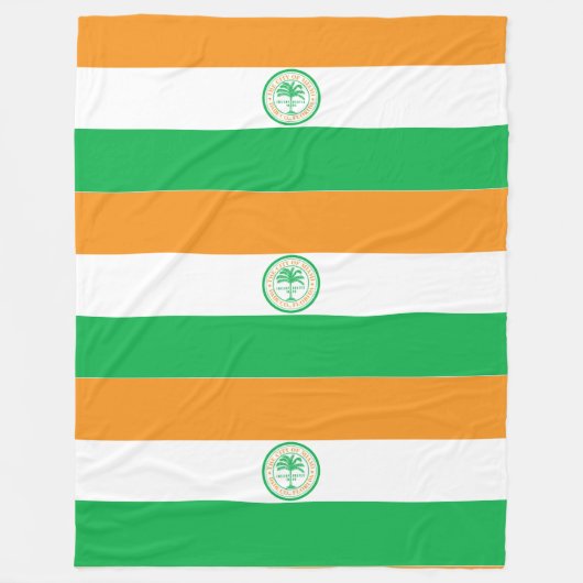 Flagge von Miami, Florida Fleece Blanket (Vorderseite)