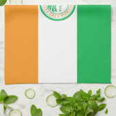 Flagge von Miami, Florida Küchentuch (Gefaltet)