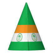 Flagge von Miami, Florida Party Hat Partyhütchen (Rückseite)
