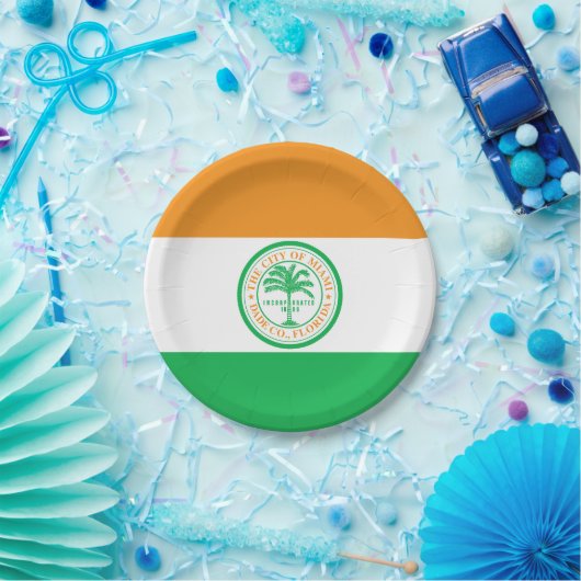 Flagge von Miami, Florida Teller (Party)