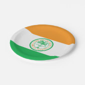 Flagge von Miami, Florida Teller (Schrägansicht)