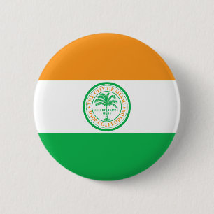 Flagge von Miami, Pinback-Button in Florida Button