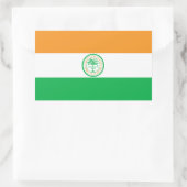 Flagge von Miami, rechteckiger Aufkleber in Florid (Tasche)