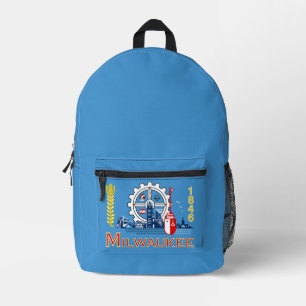 Flagge von Milwaukee, Wisconsin Bedruckter Rucksack