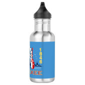 Flagge von Milwaukee, Wisconsin Edelstahlflasche (Rechts)