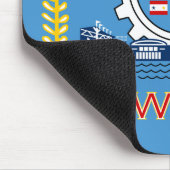 Flagge von Milwaukee, Wisconsin Mousepad (Ecke)