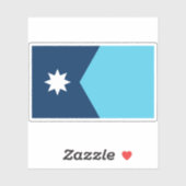 Flagge von Minnesota Aufkleber (Blatt)