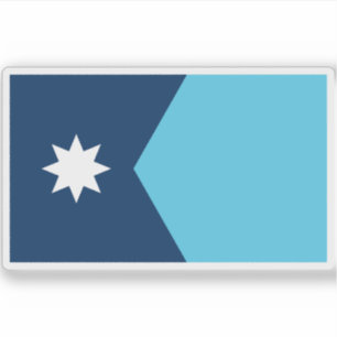 Flagge von Minnesota Aufkleber