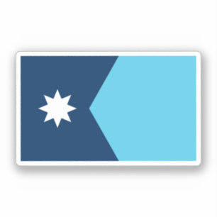 Flagge von Minnesota Aufkleber