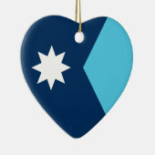 Flagge von Minnesota Keramik Ornament (Rechts)