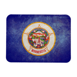 Flagge von Minnesota Magnet