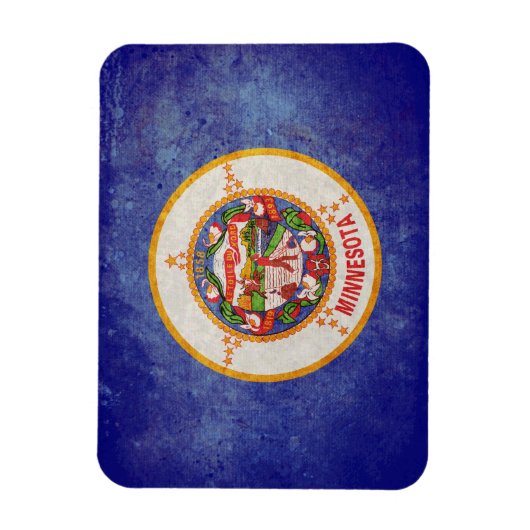 Flagge von Minnesota Magnet (Vertikal)