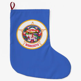 Flagge von Minnesota (US-Staat) Großer Weihnachtsstrumpf
