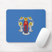 Flagge von Minsk (Belarus) Mousepad (Mit Mouse)