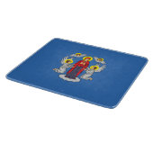 Flagge von Minsk (Belarus) Schneidebrett (Ecke)