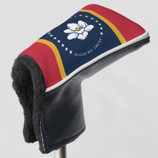 Flagge von Mississippi (2020) Golf Headcover (3/4 Vorderseite)