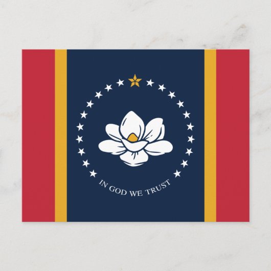 Flagge von Mississippi (2020) Postkarte (Vorderseite)
