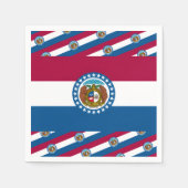 Flagge von Missouri Serviette (Vorderseite)
