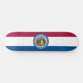 Flagge von Missouri Skateboard (Horizontal)