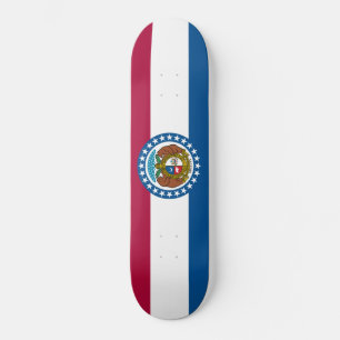 Flagge von Missouri Skateboard