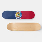 Flagge von Missouri Skateboard (Horizontal)