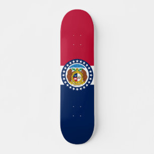 Flagge von Missouri Skateboard