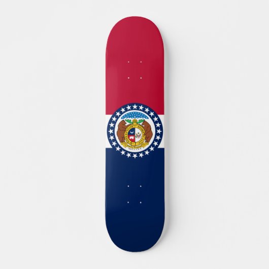 Flagge von Missouri Skateboard (Vorne)