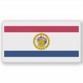 Flagge von Mobile, Alabama, USA Aufkleber
