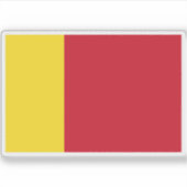 Flagge von Mohéli, Afrika Aufkleber (Vorderseite)