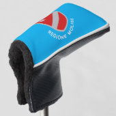 Flagge von Molise (Italien) Golf Headcover (3/4 Vorderseite)