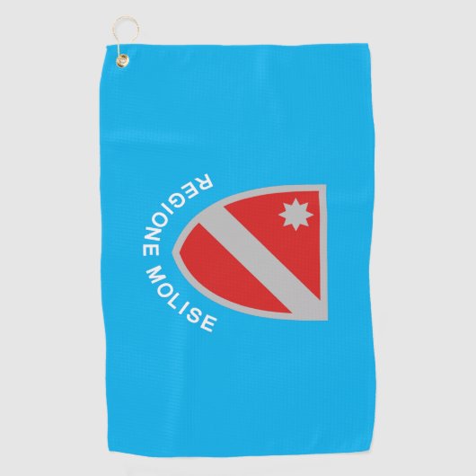 Flagge von Molise (Italien) Golfhandtuch (Vorderseite)