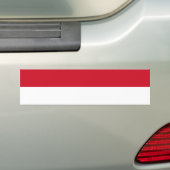 Flagge von Monaco Autoaufkleber (Auf Auto)