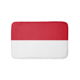 Flagge von Monaco Badematte