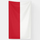 Flagge von Monaco Banner (Vertikal)