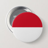 Flagge von Monaco Button (Vorne & Hinten)