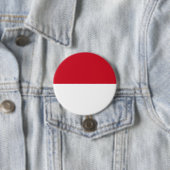 Flagge von Monaco Button (Beispiel)