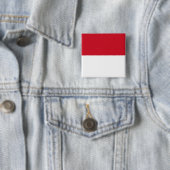 Flagge von Monaco Button (Beispiel)