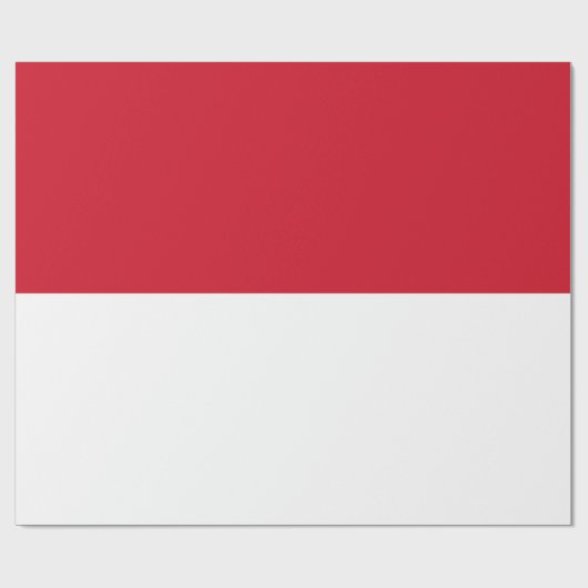 Flagge von Monaco Geschenkpapier (Flach)