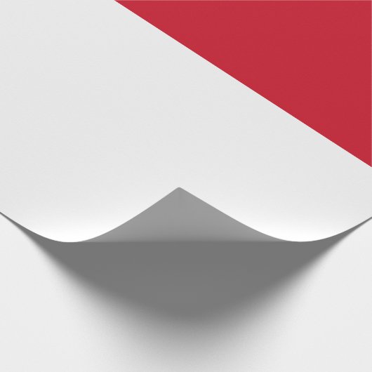 Flagge von Monaco Geschenkpapier (Ecke)