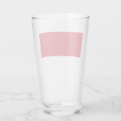 Flagge von Monaco Glas (Rückseite)