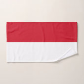 Flagge von Monaco Handtuch (Handtuch)