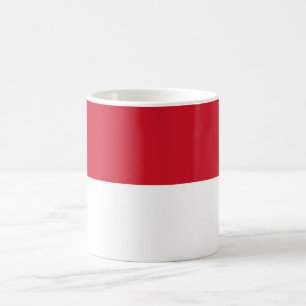 Flagge von Monaco Kaffeetasse