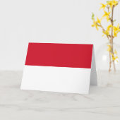 Flagge von Monaco Karte (Gelbe Blume)