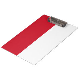 Flagge von Monaco Klemmbrett