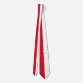Flagge von Monaco Krawatte (Rückseite)