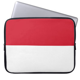 Flagge von Monaco Laptopschutzhülle