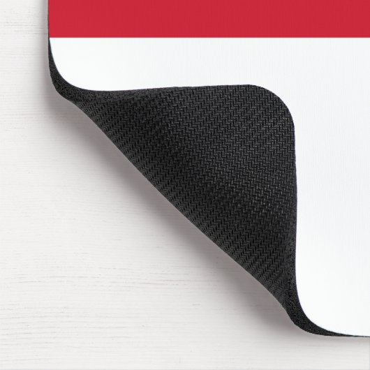 Flagge von Monaco Mousepad (Ecke)