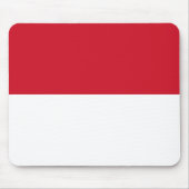 Flagge von Monaco Mousepad (Vorne)
