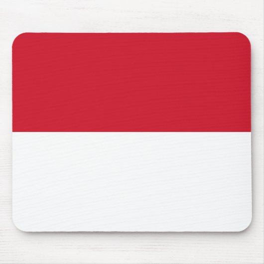 Flagge von Monaco Mousepad (Vorne)